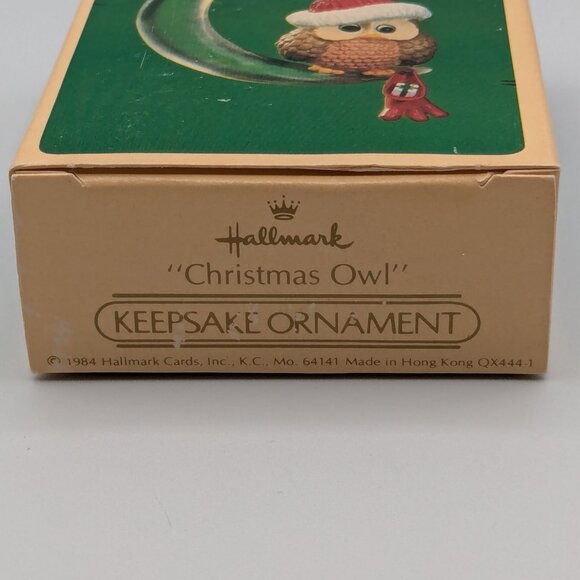 Hallmark Keepsake Christmas Owl 1984, Vintage Christmas Ornament - Picture 3 of 10